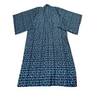 EMILIO PUCCI Silk Japanese Kimono Kaftan Duster Cardigan